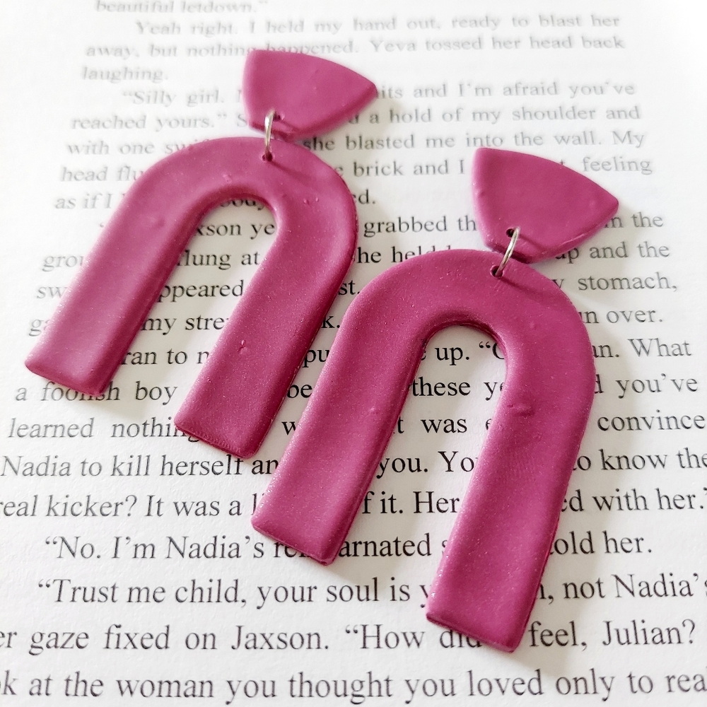 Polymer Clay Earrings Large